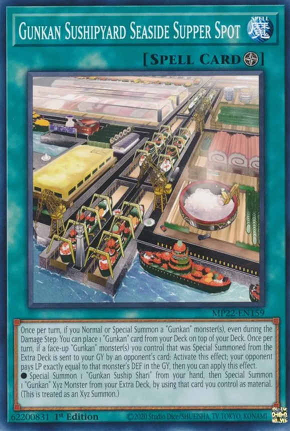 Gunkan Sushipyard Seaside Supper Spot - MP22-EN159 - Common 1st Edition