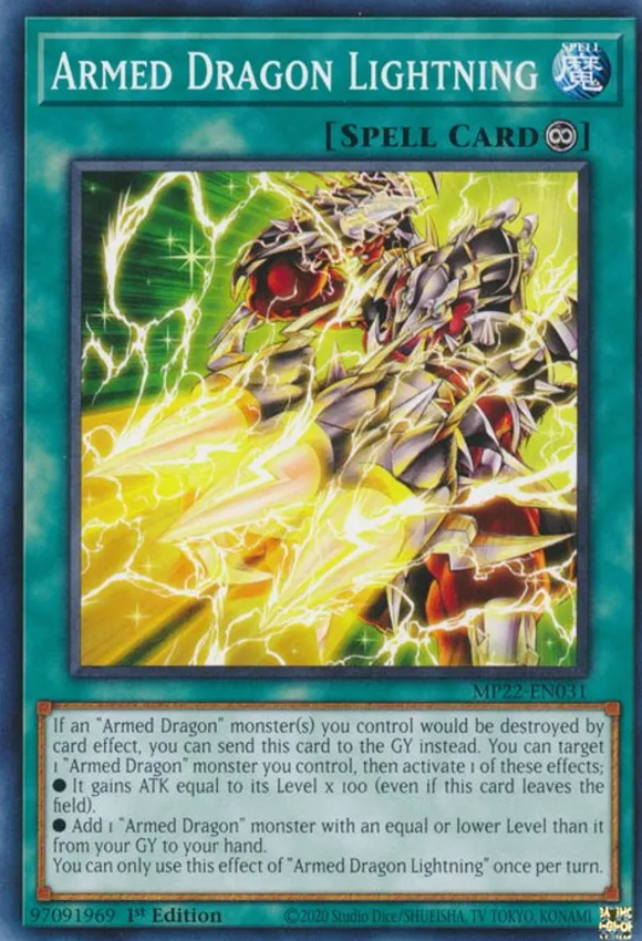 Armed Dragon Lightning - MP22-EN031 - Common 1st Edition