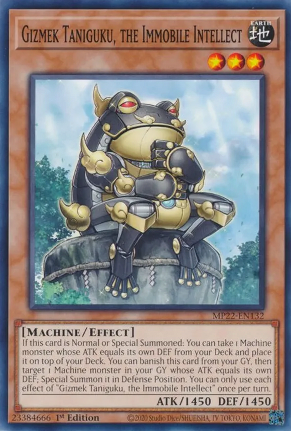 Gizmek Taniguku, the Immobile Intellect - MP22-EN132 - Common 1st Edition
