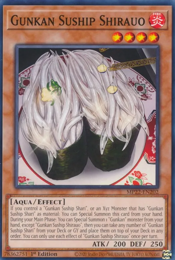 Gunkan Suship Shirauo - MP22-EN202 - Common 1st Edition