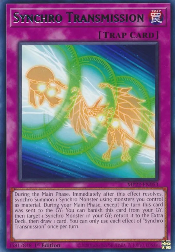 Synchro Transmission - MP22-EN053 - Rare 1st Edition
