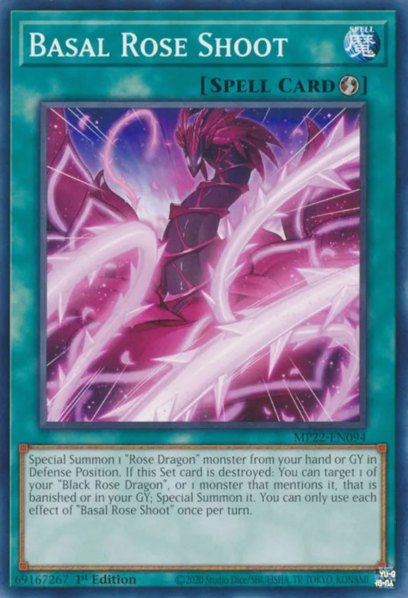 Basal Rose Shoot - MP22-EN094 - Common 1st Edition