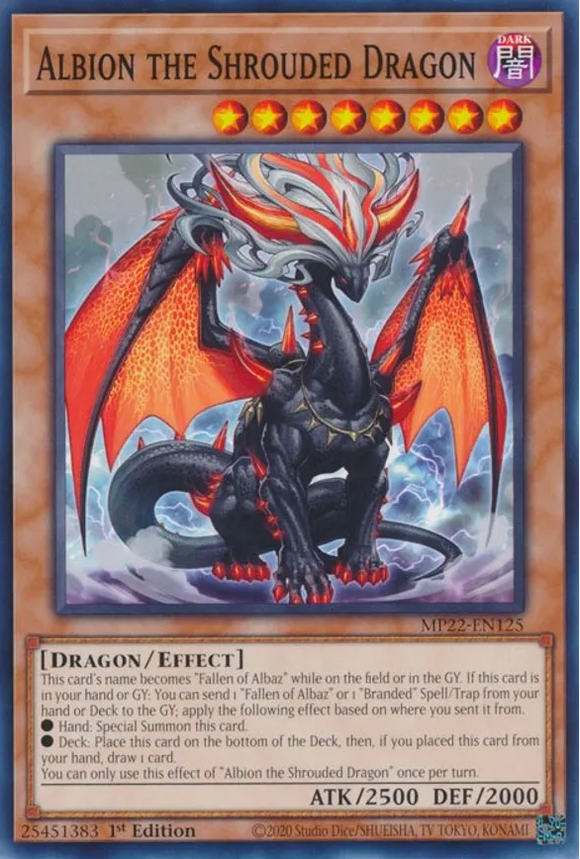Albion the Shrouded Dragon - MP22-EN125 - Common 1st Edition