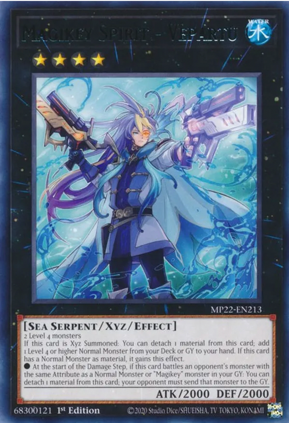 Magikey Spirit - Vepartu - MP22-EN213 - Rare 1st Edition