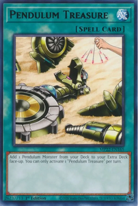 Pendulum Treasure - MP22-EN165 - Rare 1st Edition