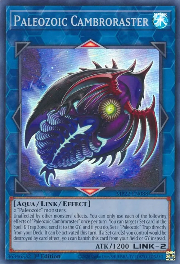 Paleozoic Cambroraster - MP22-EN088 - Super Rare 1st Edition