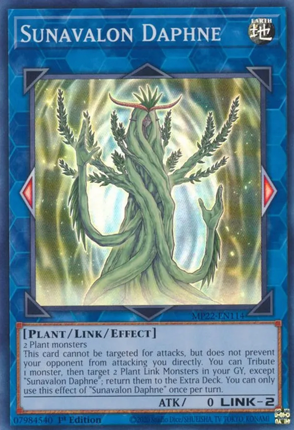 Sunavalon Daphne - MP22-EN114 - Super Rare 1st Edition