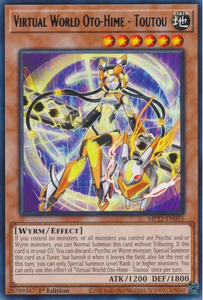 Virtual World Oto-Hime - Toutou - MP22-EN055 - Rare 1st Edition