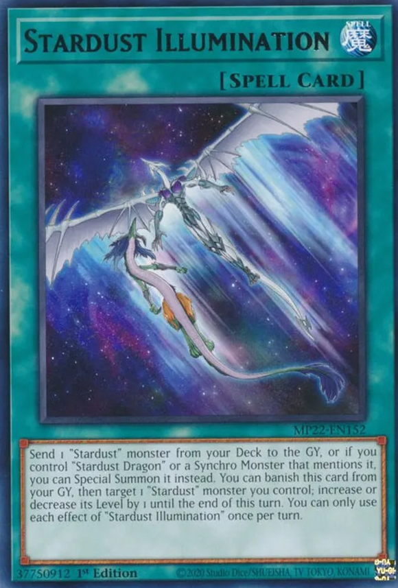 Stardust Illumination - MP22-EN152 - Rare 1st Edition