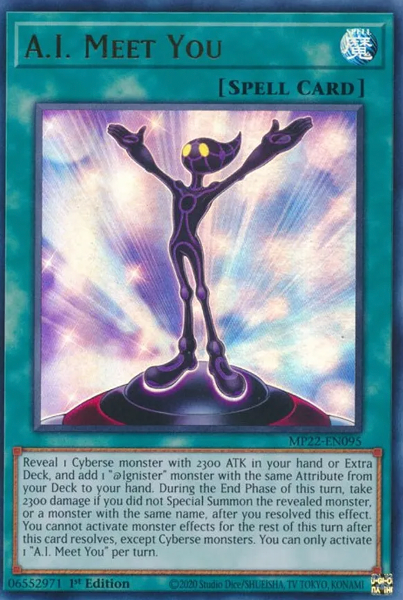 A.I. Meet You - MP22-EN095 - Ultra Rare 1st Edition