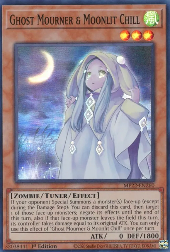 Ghost Mourner & Moonlit Chill - MP22-EN260 - Super Rare 1st Edition