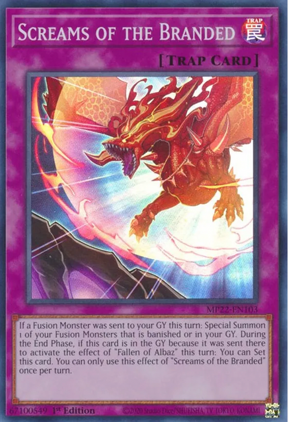 Screams of the Branded - MP22-EN103 - Super Rare 1st Edition