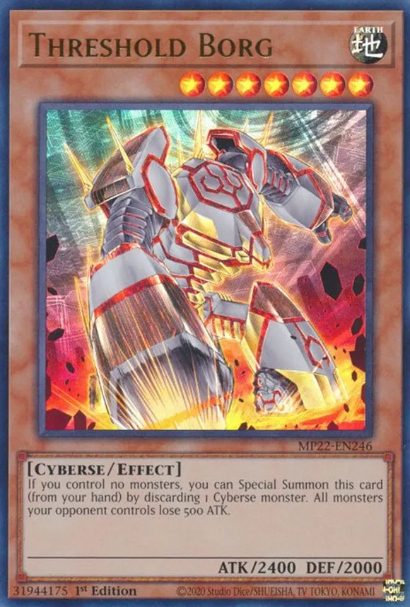 Threshold Borg - MP22-EN246 - Ultra Rare 1st Edition