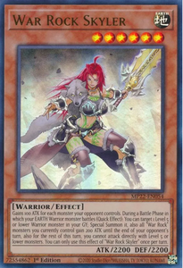 War Rock Skyler - MP22-EN054 - Ultra Rare 1st Edition