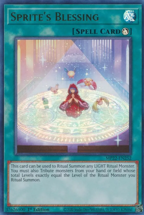Sprite's Blessing - MP22-EN252 - Ultra Rare 1st Edition