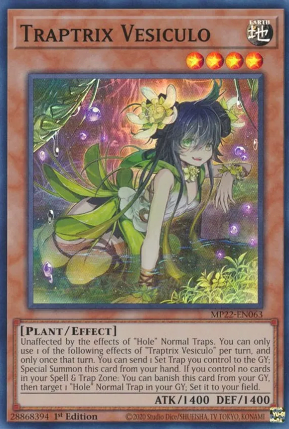 Traptrix Vesiculo - MP22-EN063 - Super Rare 1st Edition