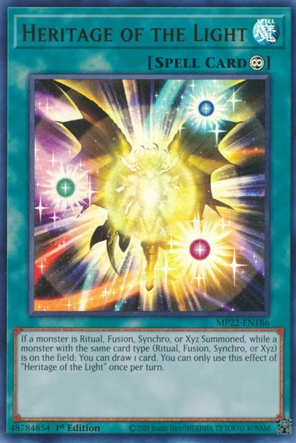 Heritage of the Light - MP22-EN186 - Ultra Rare 1st Edition