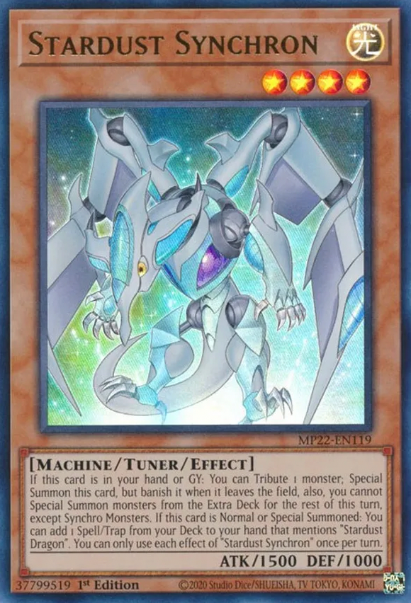 Stardust Synchron - MP22-EN119 - Ultra Rare 1st Edition