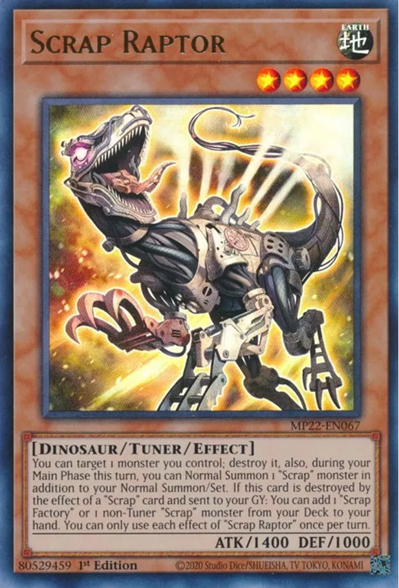 Scrap Raptor - MP22-EN067 - Ultra Rare 1st Edition