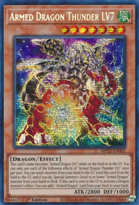 Armed Dragon Thunder LV7 - MP22-EN002 - Prismatic Secret Rare 1st Edition
