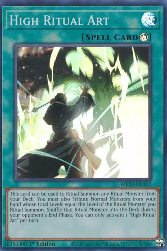 High Ritual Art - MP22-EN162 - Super Rare 1st Edition