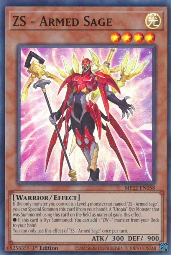 ZS - Armed Sage - MP22-EN058 - Super Rare 1st Edition