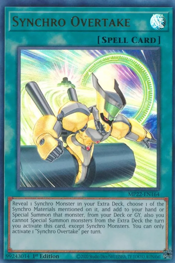 Synchro Overtake - MP22-EN164 - Ultra Rare 1st Edition