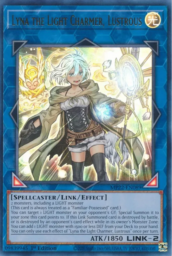 Lyna the Light Charmer, Lustrous - MP22-EN089 - Ultra Rare 1st Edition