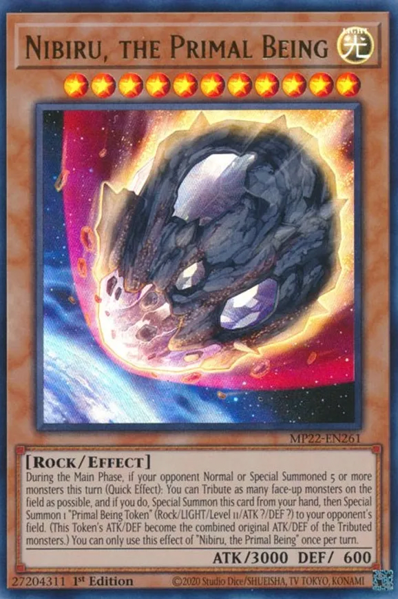 Nibiru, the Primal Being - MP22-EN261 - Ultra Rare 1st Edition