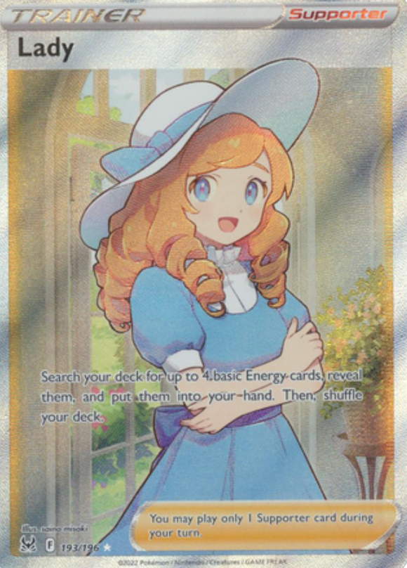 Lady - 193/196 - Full Art Ultra Rare