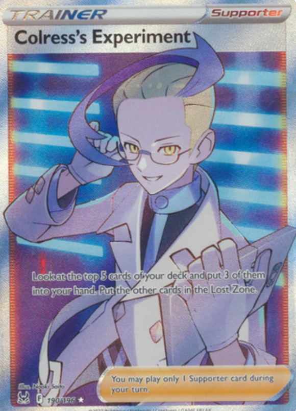 Colress's Experiment - 190/196 - Full Art Ultra Rare