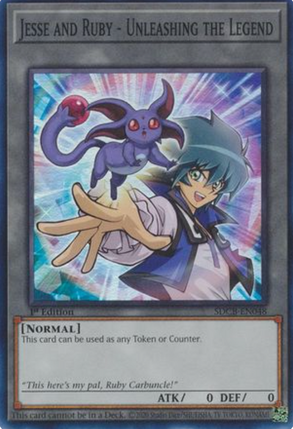 Jesse and Ruby - Unleashing the Legend - SDCB-EN048 - Super Rare 1st Edition