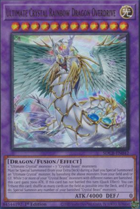 Ultimate Crystal Rainbow Dragon Overdrive - SDCB-EN042 - Ultra Rare 1st Edition
