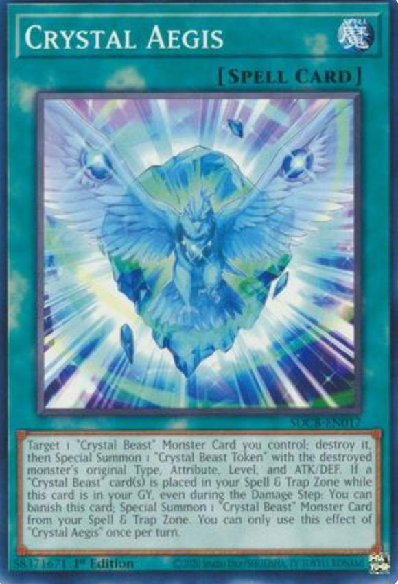 Crystal Aegis - SDCB-EN017 - Common 1st Edition
