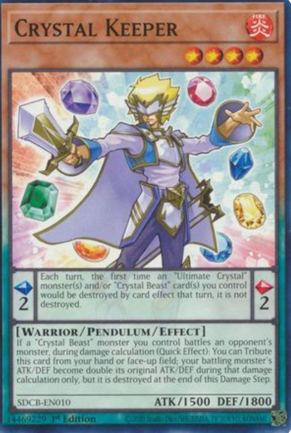 Crystal Keeper - SDCB-EN010 - Common 1st Edition
