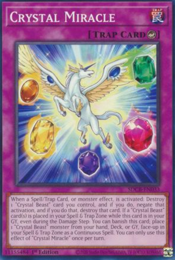 Crystal Miracle - SDCB-EN033 - Common 1st Edition