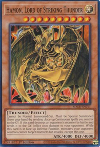 Hamon, Lord of Striking Thunder - SDCB-EN011 - Common 1st Edition