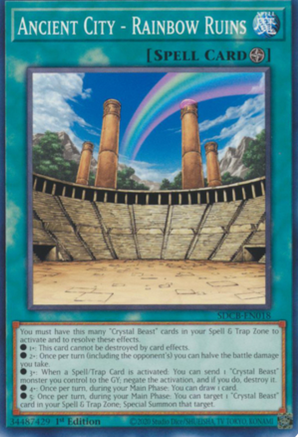 Ancient City - Rainbow Ruins - SDCB-EN018 - Common 1st Edition