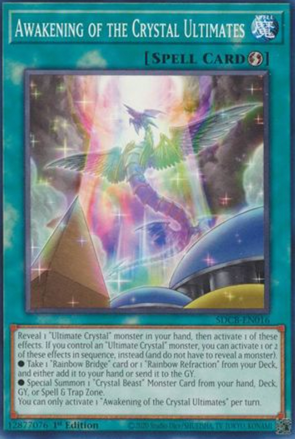 Awakening of the Crystal Ultimates - SDCB-EN016 - Common 1st Edition