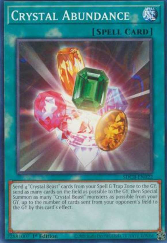 Crystal Abundance - SDCB-EN022 - Common 1st Edition
