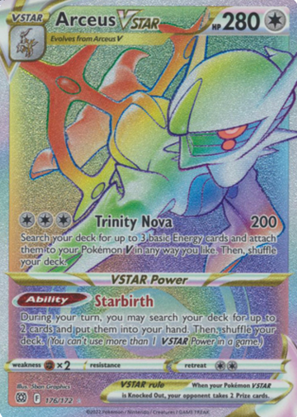 Arceus VSTAR - 176/172 - Hyper Rare