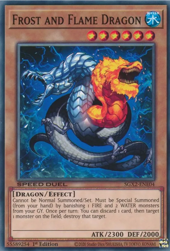 Frost and Flame Dragon - SGX2-ENE04 - Common 1st Edition