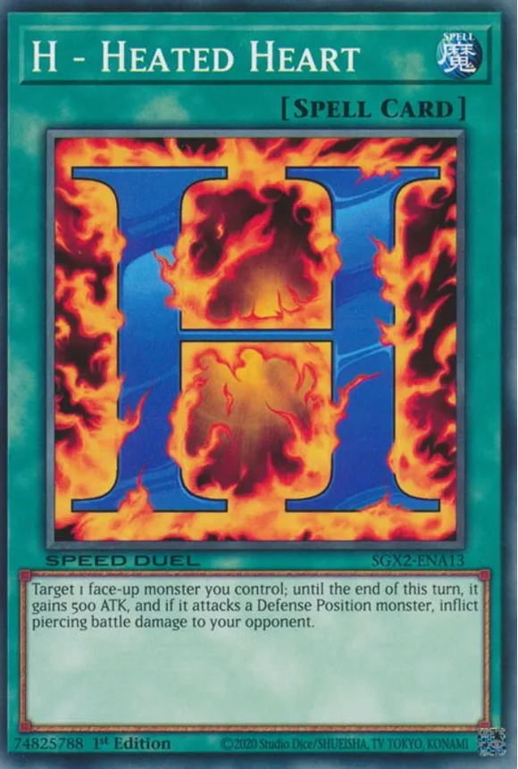 H - Heated Heart - SGX2-ENA13 - Common 1st Edition