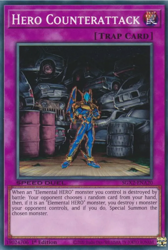 Hero Counterattack - SGX2-ENA20 - Common 1st Edition