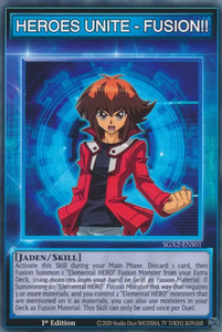 HEROES UNITE - FUSION!! - SGX2-ENS01 - Common 1st Edition