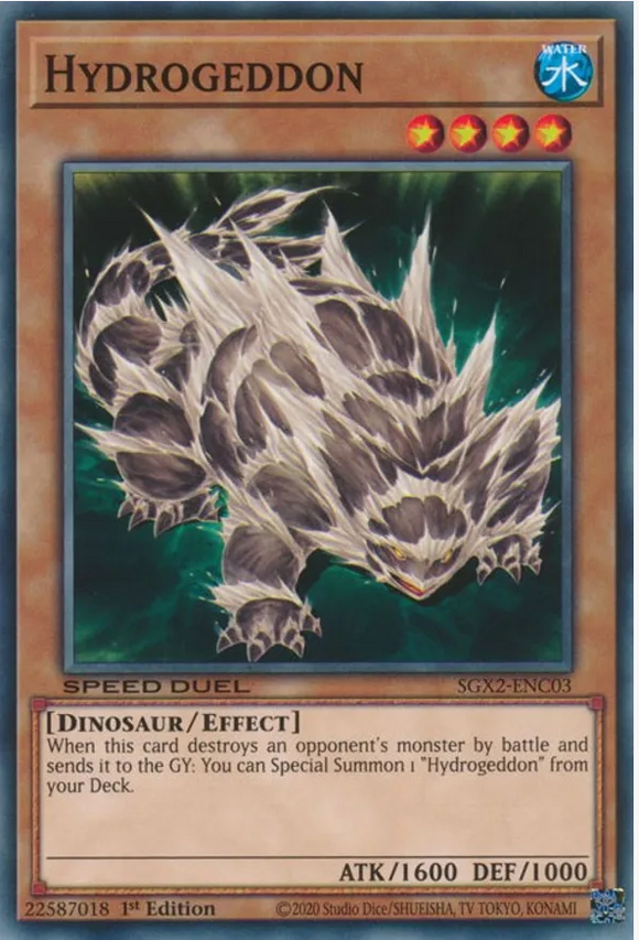 Hydrogeddon - SGX2-ENC03 - Common 1st Edition
