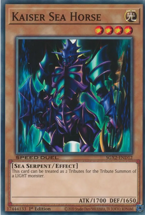 Kaiser Sea Horse - SGX2-END12 - Common 1st Edition