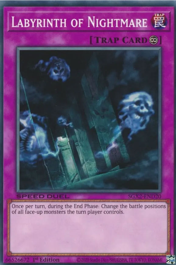 Labyrinth of Nightmare - SGX2-END20 - Common 1st Edition
