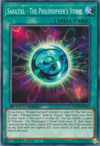 Sabatiel - The Philosopher's Stone - SGX2-ENA17 - Common 1st Edition