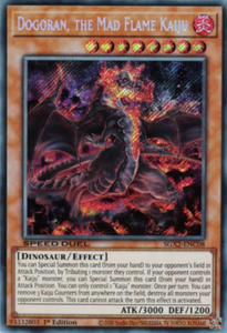 Dogoran, the Mad Flame Kaiju - SGX2-ENC08 - Secret Rare 1st Edition